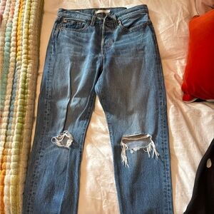 Levi's Blue “Wedgie Straight” Women's Jeans